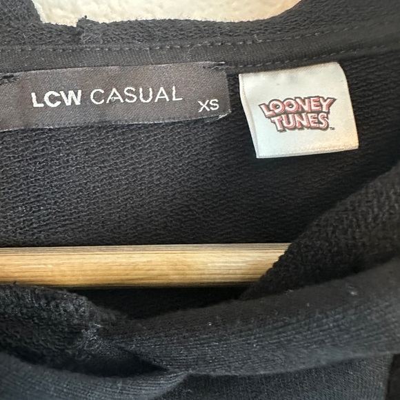 Black Sylvester Looney Toons Hoodie Sweatshirt - Picture 2 of 4